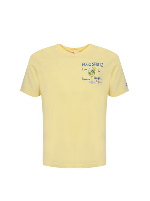 T-shirt Portofino in cotone con ricamo Hugo Spritz Mc2 Saint Barth | POT000101621L
